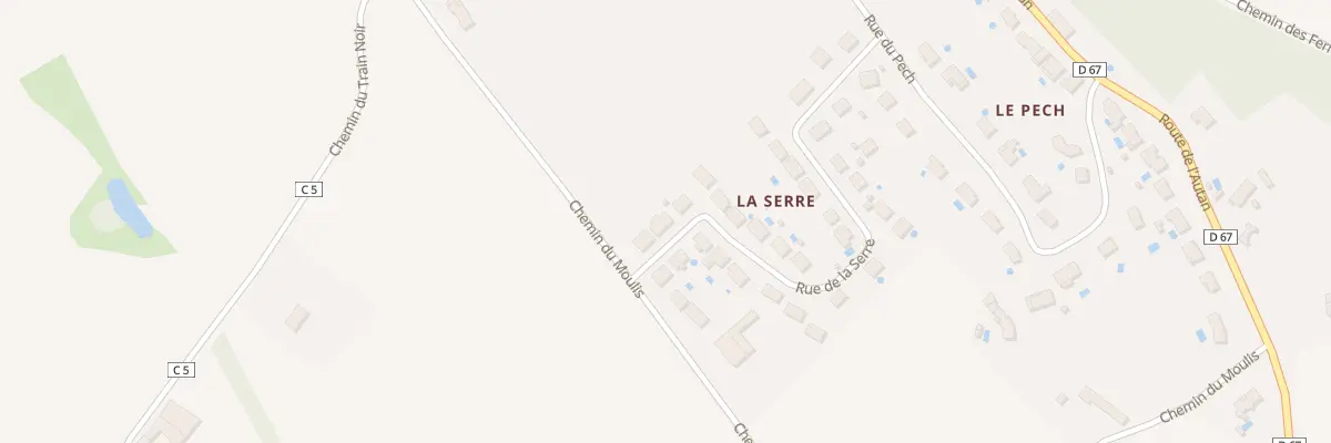 Plan du 32 La Serre au Cabanial