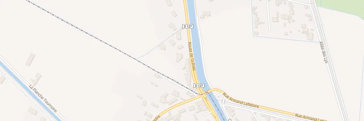 Plan du 88 Rte de Guines à Coulogne