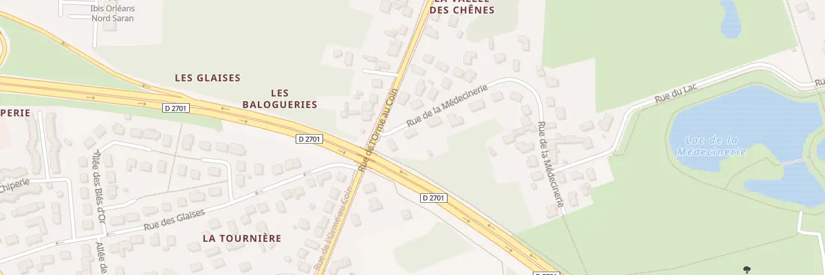 Plan du 44 Rue de la Médecinerie à Saran