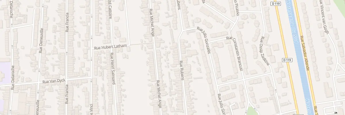 Plan du 77 Rue Rubens à Calais