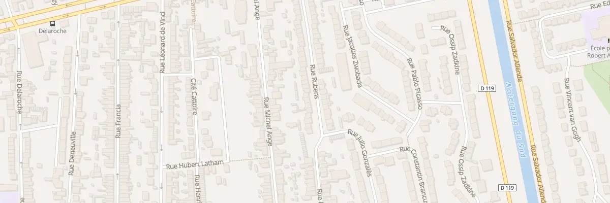 Plan du 125 Rue Rubens à Calais