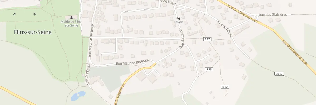 Plan du 280 Rue du Lavoir à Flins-sur-Seine