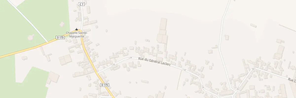 Plan du 36 Rue du Général Leclerc à Hallencourt