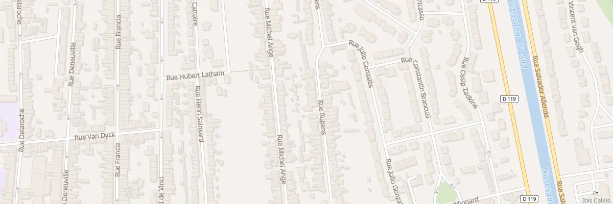 Plan du 73 Rue Rubens à Calais