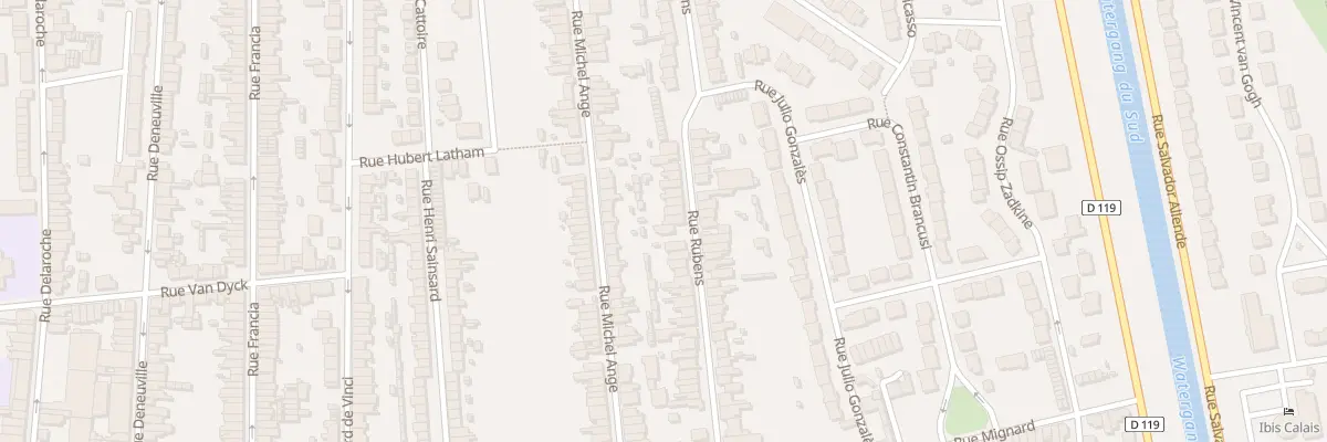 Plan du 71 Rue Rubens à Calais