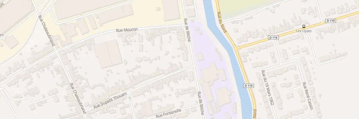 Plan du 71 Rue Dupetit Thouars à Calais