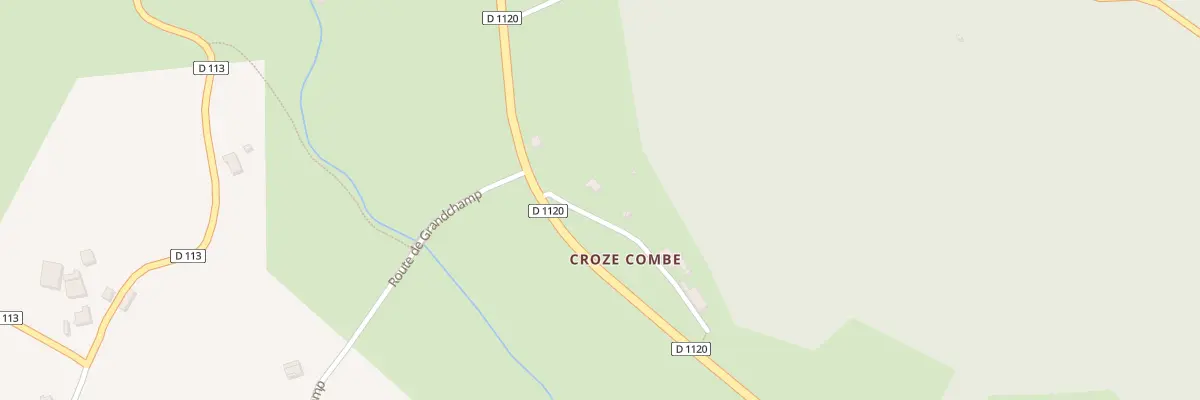 Plan du 5173A Croze Combe à Forgès
