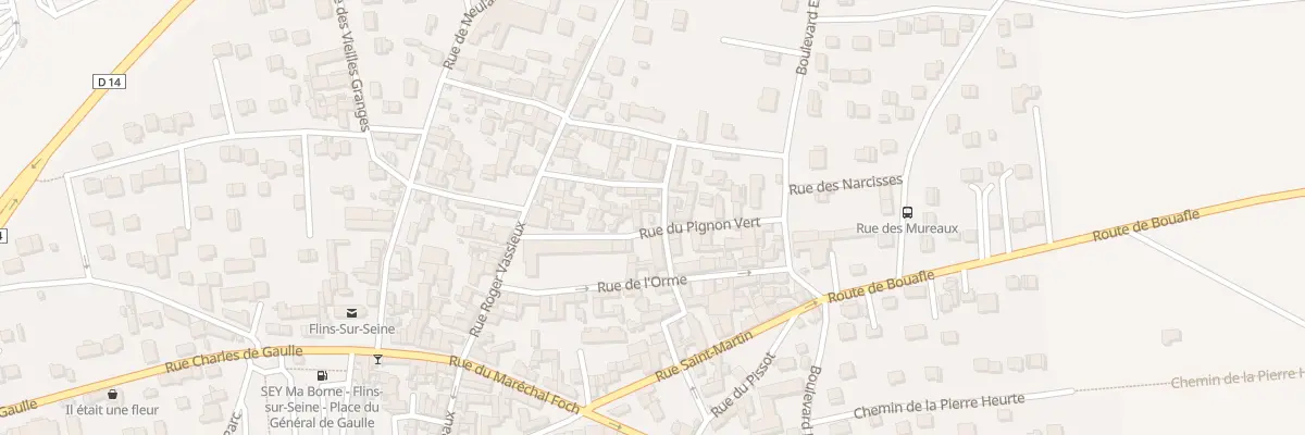 Plan du 97 Rue du Pignon Vert à Flins-sur-Seine