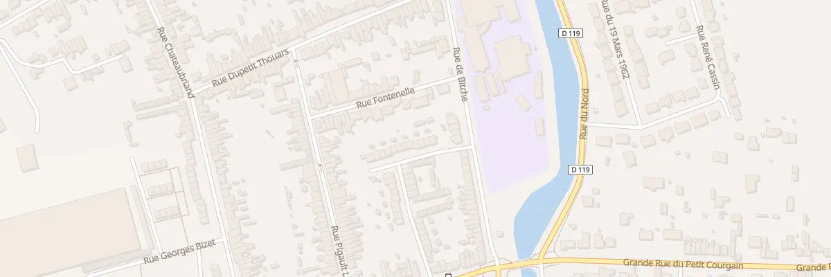 Plan du 8 Rue du Lt Eugene Dutarte à Calais
