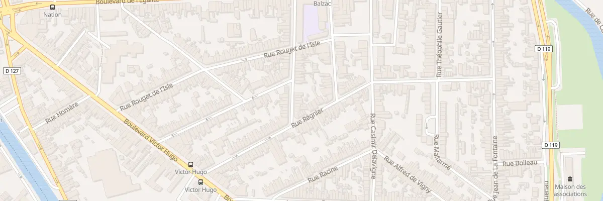 Plan du 27 Rue Corneille à Calais