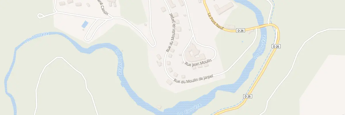 Plan du 29 Rue du Moulin de Jarpel à Corrèze