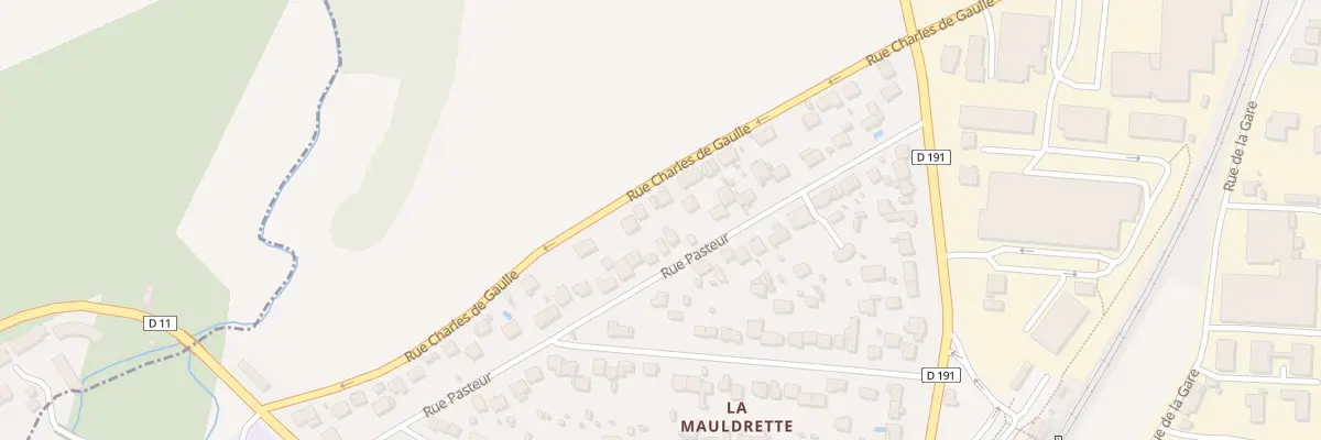 Plan du 22 Rue Pasteur à Villiers-Saint-Frédéric