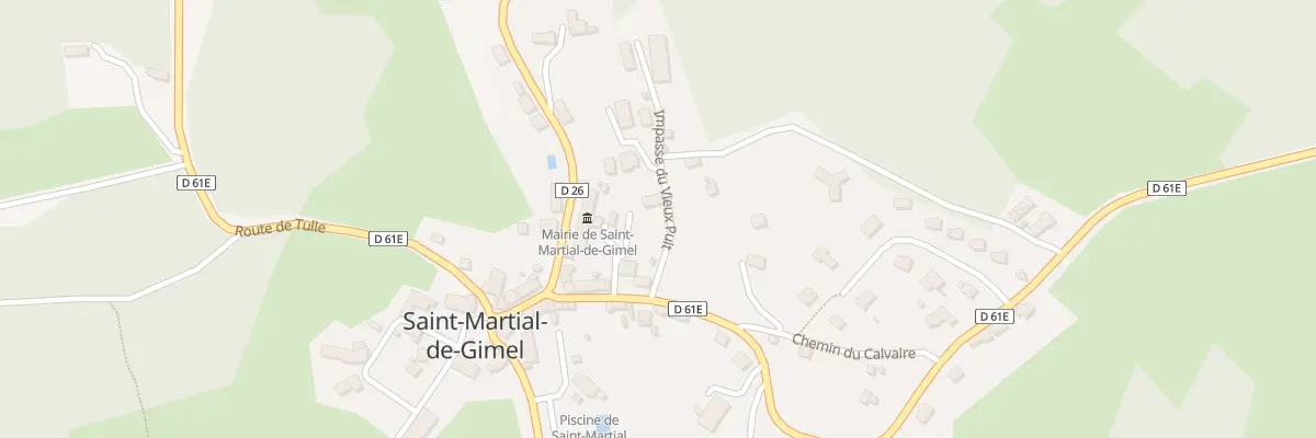 Plan du 5014 Le Bourg à Saint-Martial-de-Gimel