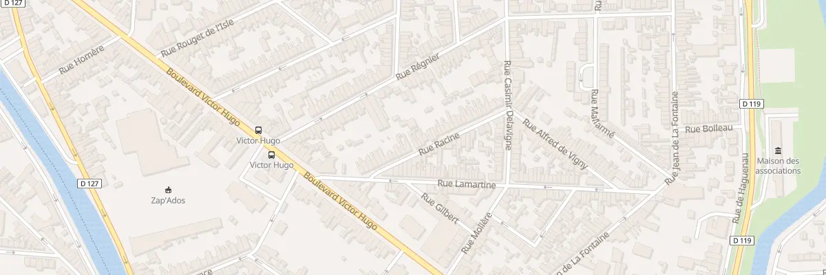 Plan du 27 Rue Racine à Calais