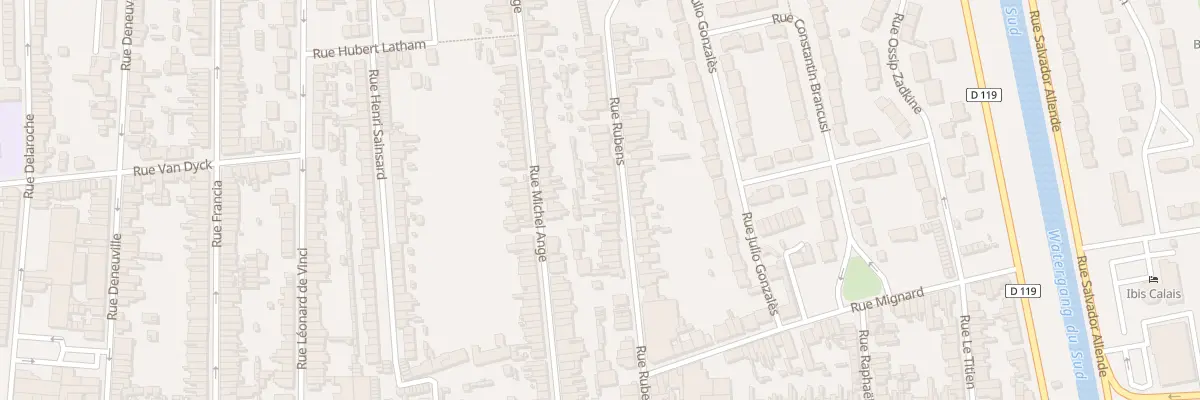 Plan du 49 Rue Rubens à Calais