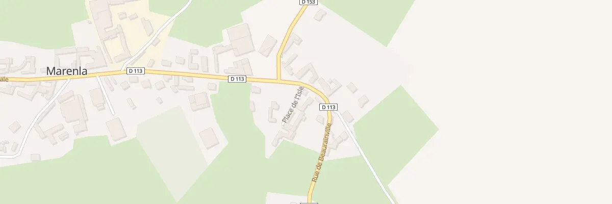 Plan du 1B Pl de l’Isle à Marenla