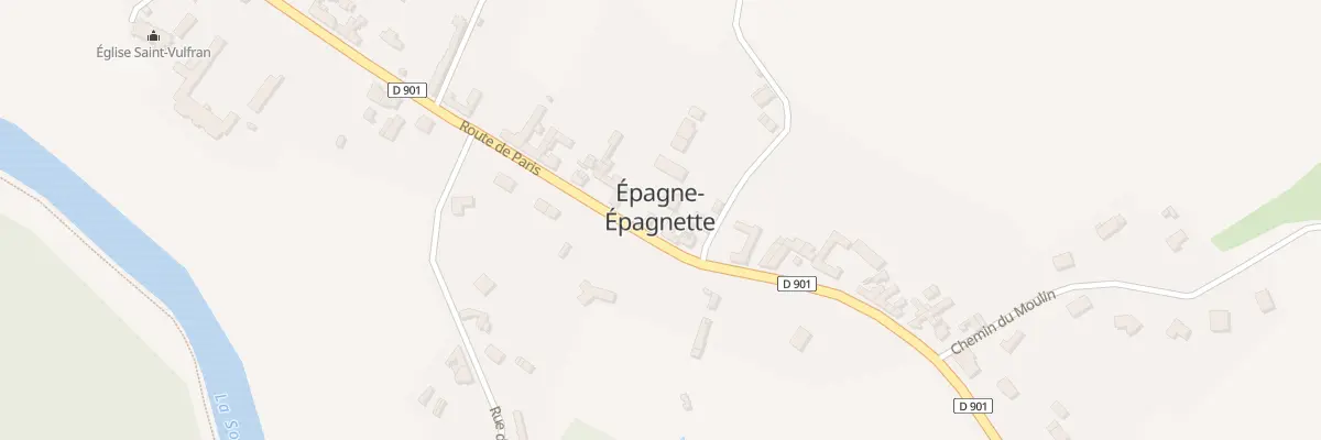 Plan du 37 Rte de Paris à Épagne-Épagnette