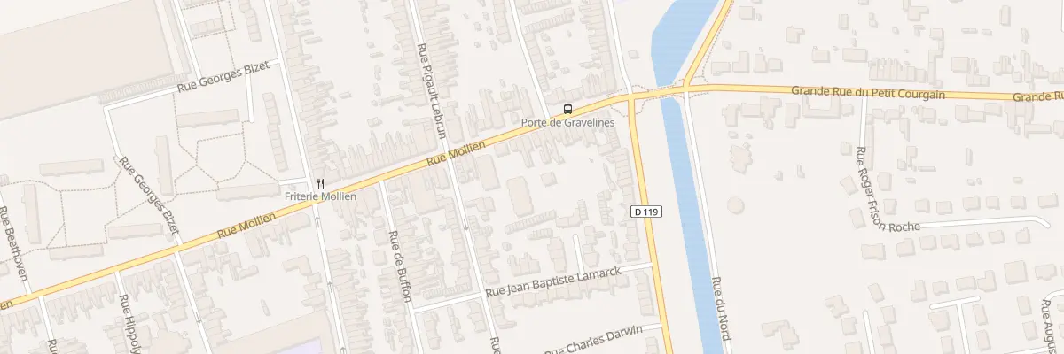 Plan du 260 Rue Mollien à Calais