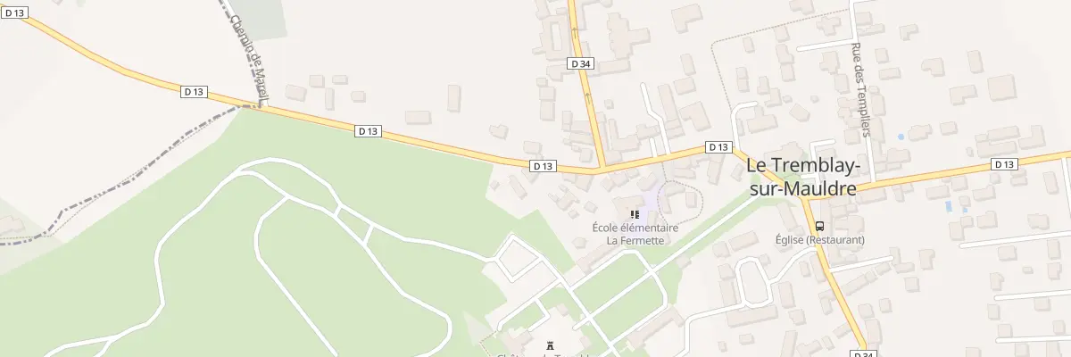 Plan du 2T Rue du Pavé au Tremblay-sur-Mauldre
