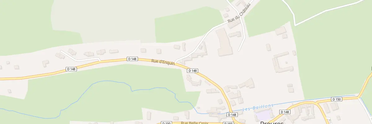 Plan du 2 Rue du Chateau à Preures