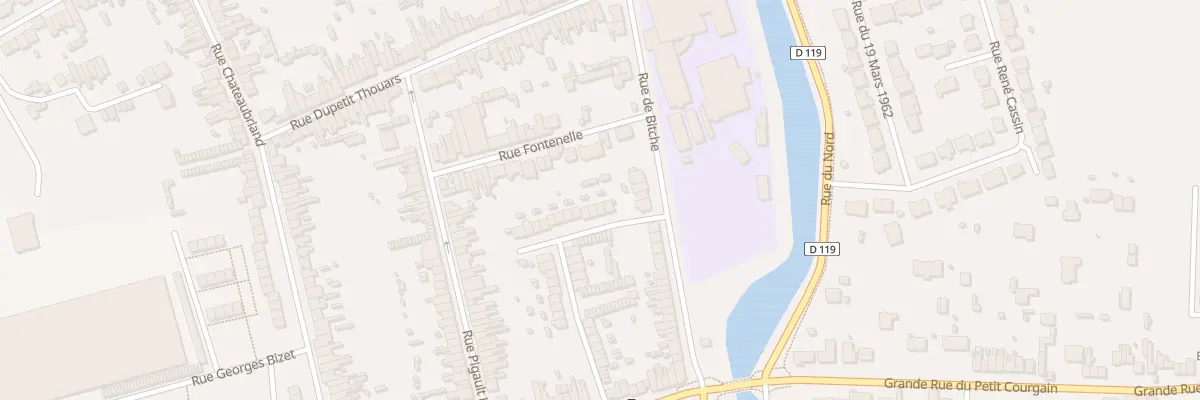 Plan du 4 Rue du Lt Eugene Dutarte à Calais