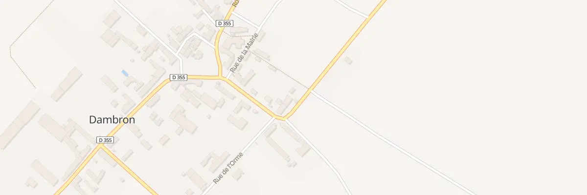 Plan du 9 Rue de l’Orme à Dambron
