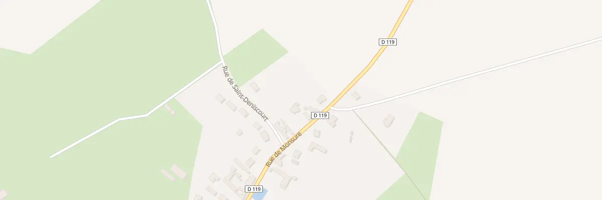 Plan du 20 Rue de Monsure à Morvillers
