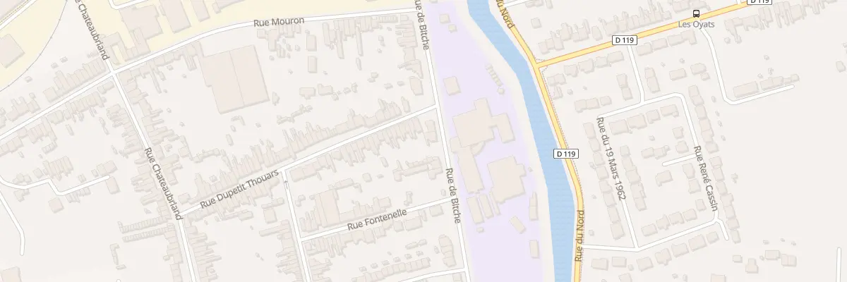 Plan du 76 Rue Dupetit Thouars à Calais