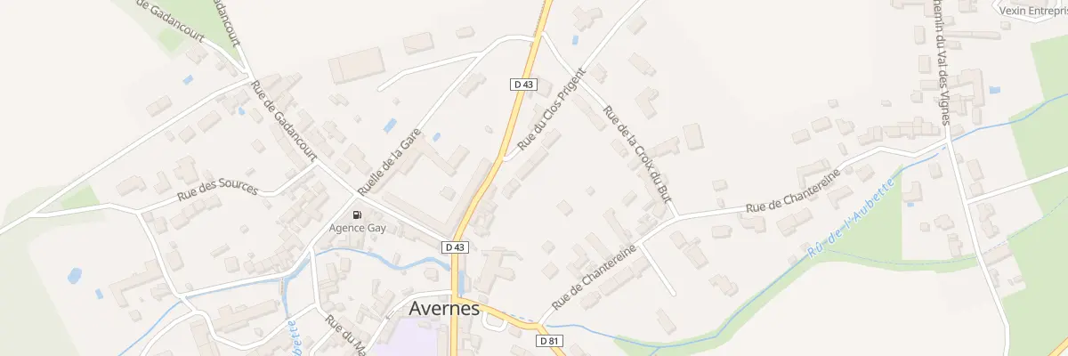 Plan du 2 Rue du Clos Prigent à Avernes