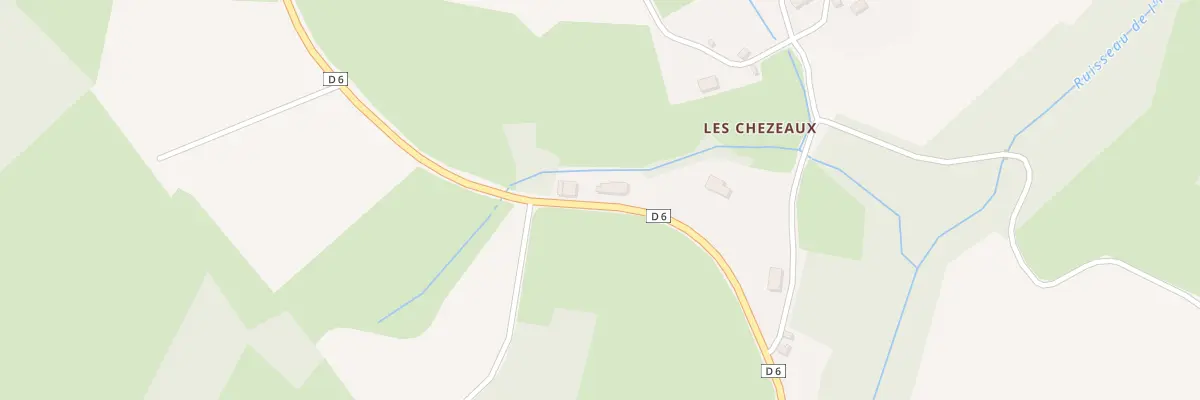 Plan du 8 Les Chezeaux à Linard-Malval