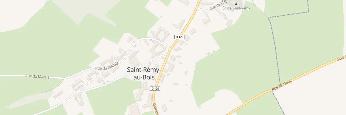 Plan du 6 Gr Grande Rue à Saint-Rémy-au-Bois