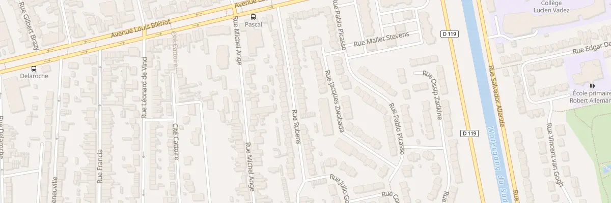 Plan du 116 Rue Rubens à Calais