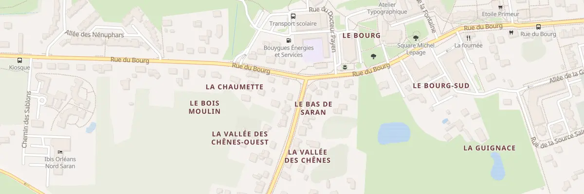 Plan du 1773 Rue de l’Orme au Coin à Saran
