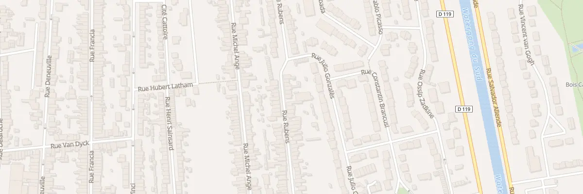 Plan du 72 Rue Rubens à Calais