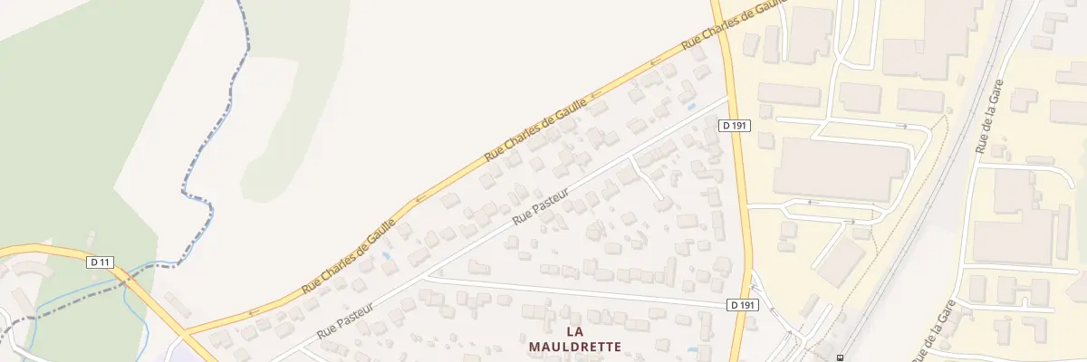 Plan du 20 Rue Pasteur à Villiers-Saint-Frédéric