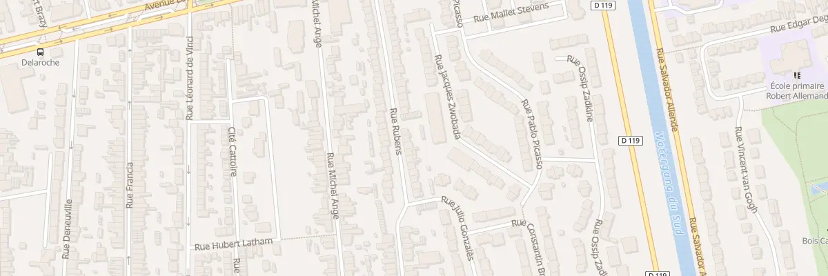 Plan du 108 Rue Rubens à Calais