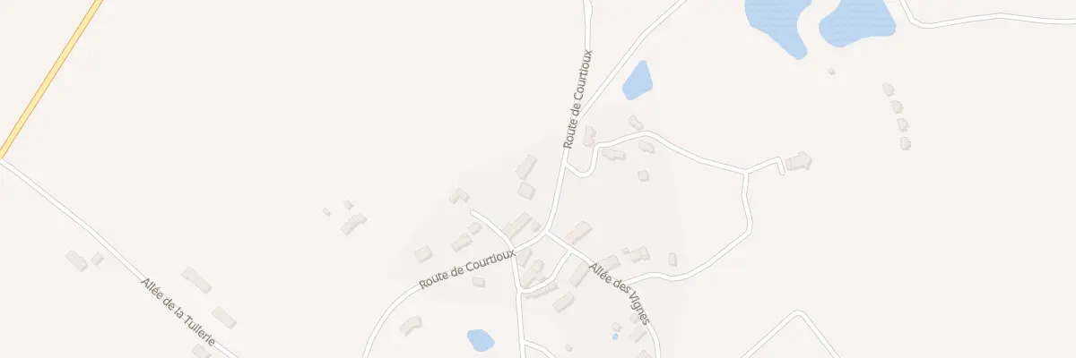 Plan du 2G Rte de Courtioux à Mers-sur-Indre