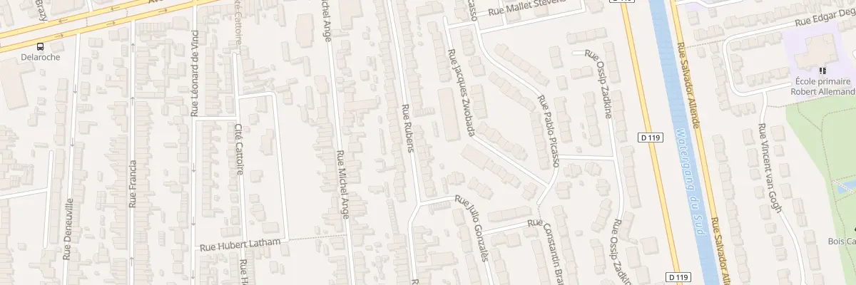 Plan du 106 Rue Rubens à Calais