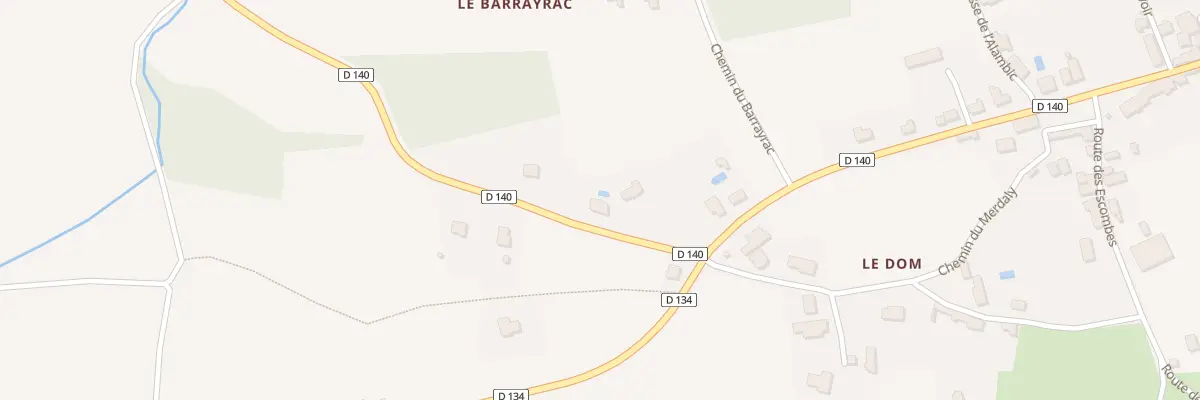 Plan du 6952F Lasale Basse à Cornac