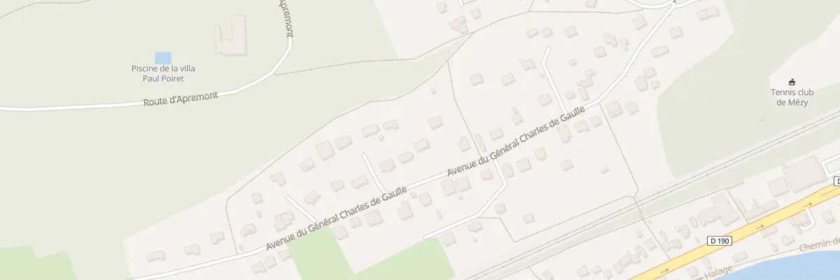 Plan du 24 Av du Gen de Gaulle à Mézy-sur-Seine
