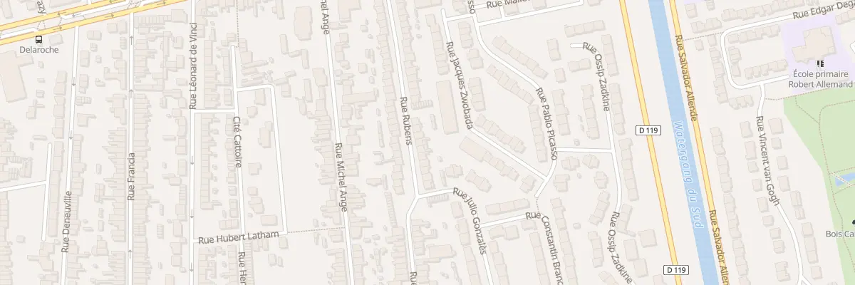 Plan du 104 Rue Rubens à Calais