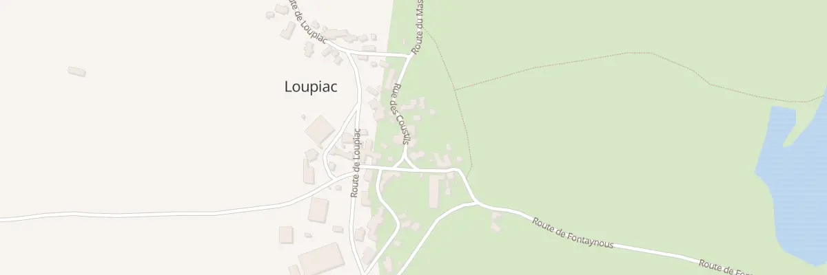 Plan du 5133 Loupiac à Laramière