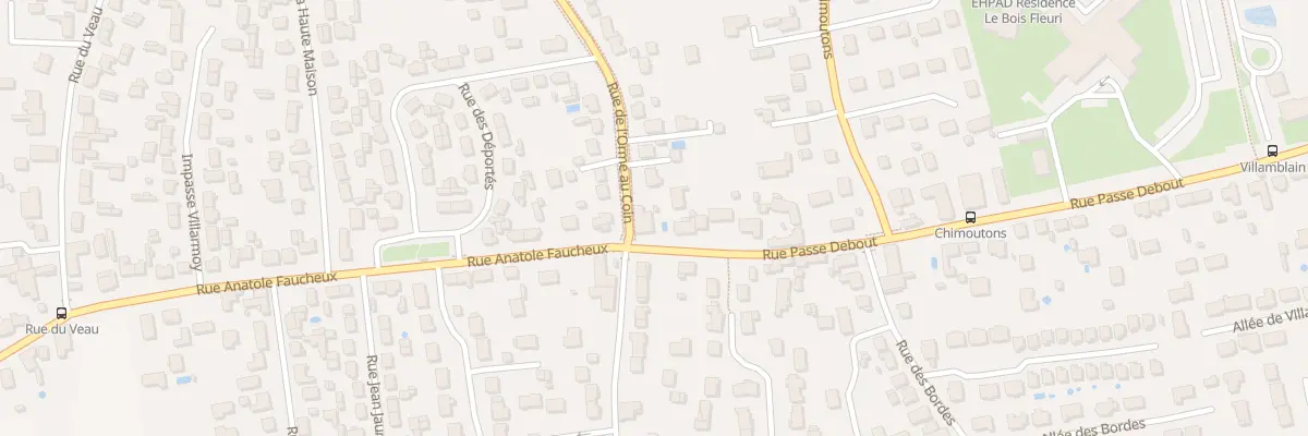 Plan du 1548 Rue Passe Debout à Saran