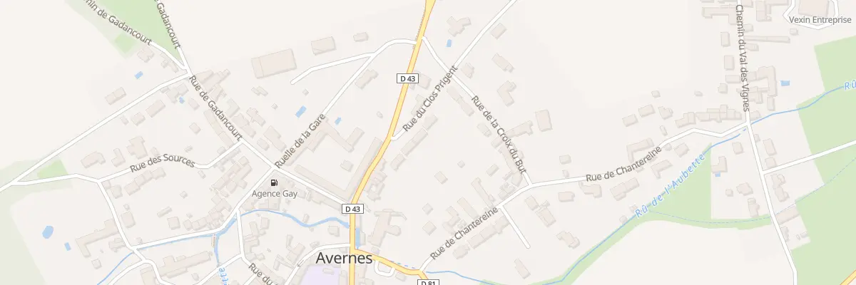 Plan du 4 Rue du Clos Prigent à Avernes