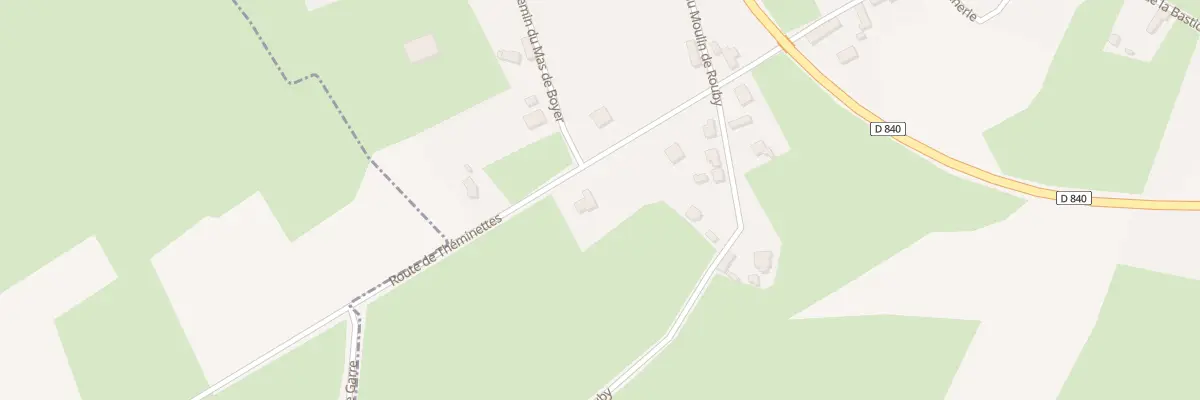 Plan du 409 Rte de Théminettes à Rudelle