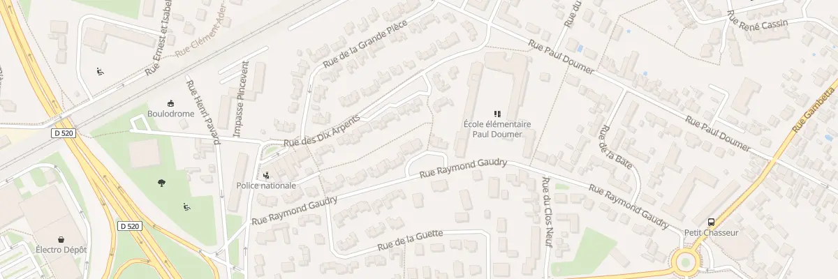Plan du 34 Rue Raymond Gaudry à Saint-Jean-de-la-Ruelle