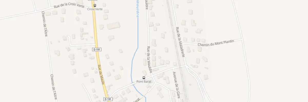 Plan du 2 Rue de la Mauldre à Beynes