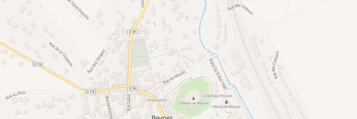 Plan du 3 Rue aux Foulons à Beynes