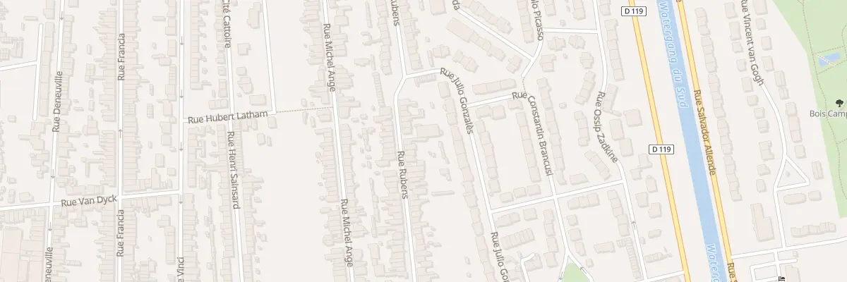 Plan du 68 Rue Rubens à Calais