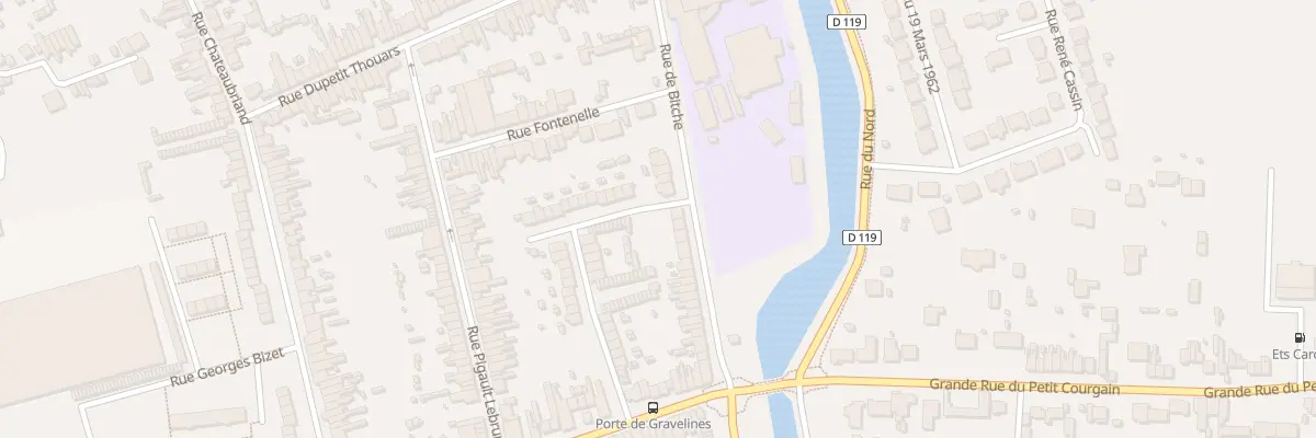 Plan du 33 Rue de Bitche à Calais